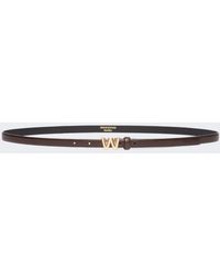 Max Mara - Thin Leather Belt - Lyst