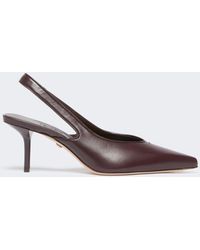 Max Mara - Slingbacks Aus Nappaleder - Lyst