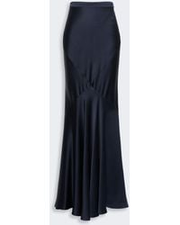 Max Mara - Long Envers Satin Skirt - Lyst