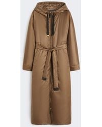 Max Mara - Long Water-Repellent Canvas Padded Parka - Lyst