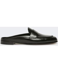 Max Mara - Mokassin-Sabot Aus Glattleder - Lyst