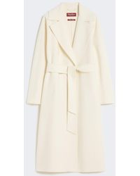 Max Mara - Langer Mantel Aus Wolle, Kaschmir Und Seide - Lyst