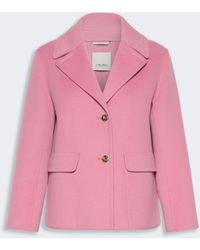 Max Mara - Drap Wool Single-Breasted Jacket - Lyst