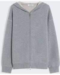 Max Mara - Wool And Cashmere Hooded Cardigan - Lyst