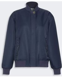 Max Mara - Oversized Water-Repellent Fabric Bomber Jacket - Lyst
