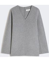 Max Mara - Wool Broadcloth Blouse - Lyst