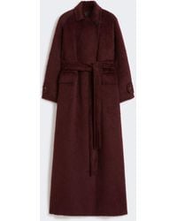 Max Mara - Long Alpaca And Wool Coat - Lyst