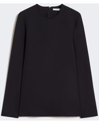 Max Mara - Scuba Jersey Crew-Neck T-Shirt - Lyst