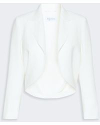 Max Mara - Chaqueta Corta De Cady Compacto - Lyst