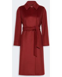 Max Mara - Abrigo De Lana Con Cierre Cruzado De Doble Botón - Lyst