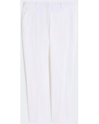 Max Mara - Stretch Cotton Cigarette Trousers - Lyst