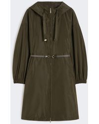 Max Mara - Parka De Tafetán Impermeable - Lyst