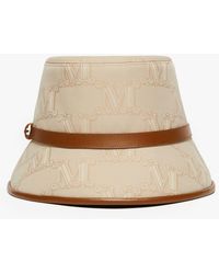 Max Mara - Jacquard Cotton Bucket Hat - Lyst