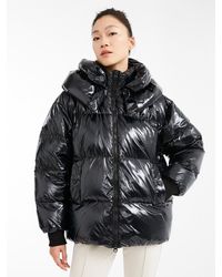 Max Mara Water-repellent Taffeta Coat - Black