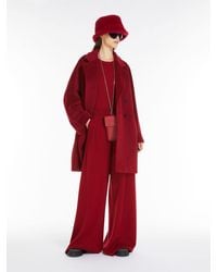 Max Mara - Short 101801 Icon Coat In Wool And Cashmere - Lyst