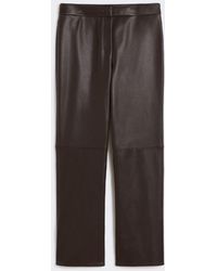 Max Mara - Slim-Fit Coated Fabric Trousers - Lyst