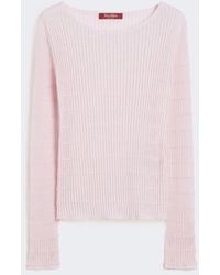 Max Mara - Schmal Geschnittener Aus Wolle Und Seide - Lyst