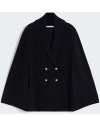 Max Mara - Cape À Double Boutonnage En Laine - Lyst