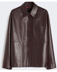 Max Mara - Nappa Leather Shirt Jacket - Lyst