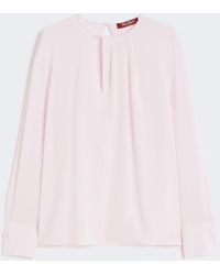 Max Mara - Lightweight Cady Blouse - Lyst