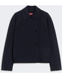 Max Mara - Wool, Cashmere And Silk Boxy Jacket - Lyst