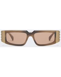 Max Mara - Occhiali Da Sole A Mascherina - Lyst