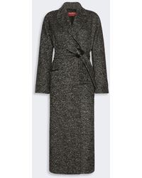 Max Mara - Wool Tweed Robe Coat - Lyst