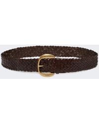 Max Mara - Braided Leather Belt - Lyst