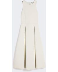 Max Mara - Vestido Largo Y Acampanado De Punto De Neopreno - Lyst