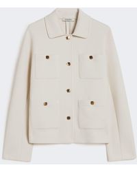 Max Mara - Boxy-Fit Scuba Jersey Jacket - Lyst