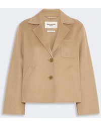 Max Mara - Double Wool Cropped Jacket - Lyst