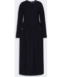 Max Mara - Bouclé-Look Jersey Dress - Lyst