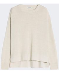 Max Mara - Pullover Aus Leinengewebe - Lyst