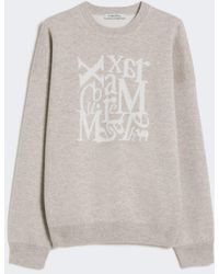 Max Mara - Pullover Mit Rundhalsausschnitt Aus Wolle Und Kaschmir - Lyst