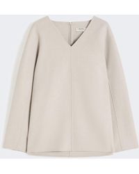 Max Mara - Wool Broadcloth Blouse - Lyst