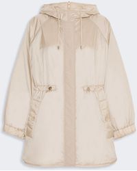 Max Mara - Reversible Water-Repellent Canvas Padded Parka - Lyst