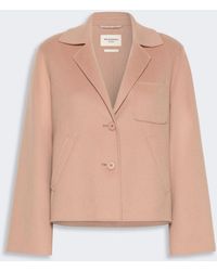 Max Mara - Double Wool Cropped Jacket - Lyst