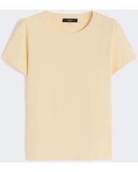 Max Mara - Stretch Jersey Basic T-Shirt - Lyst