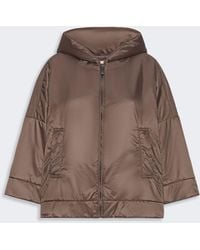 Max Mara - Chaqueta Acolchada De Tejido Impermeable Con Capucha - Lyst