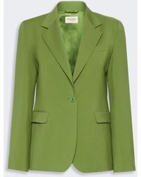 Max Mara - Single-Breasted Stretch Wool Blazer - Lyst