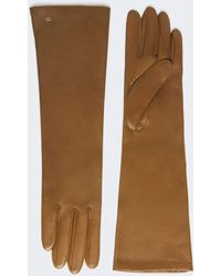Max Mara - Long Nappa Leather Gloves - Lyst