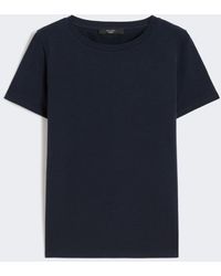 Max Mara - Basic Cotton Jersey T-Shirt - Lyst