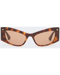 Max Mara - Bold Tortoiseshell Acetate Glasses - Lyst