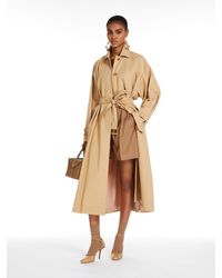 Max Mara - Oversized Trench Coat In Water-repellent Canvas - Lyst