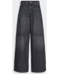 Max Mara - Straight-Fit Cotton Denim Jeans - Lyst