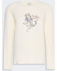 Max Mara - Regular Fit Stretch Jersey T-Shirt - Lyst