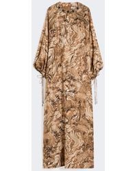 Max Mara - Printed Silk Tunic Dress - Lyst