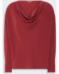 Max Mara - Lightweight Technical Cady Blouse - Lyst