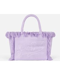 MC2 Saint Barth - Borsa A Spalla Vanity Terry Con Logo - Lyst