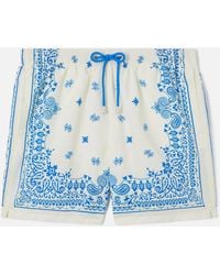 MC2 Saint Barth - Gustavia Light And Swim Shorts With Bandana Print Swimshort - Lyst